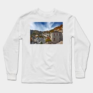 Autumn in Syrrako village - Tzoumerka mountains Long Sleeve T-Shirt